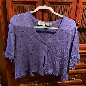 Vintage crochet overshirt